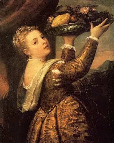 Girl with a Basket of Fruits Lavinia Titian